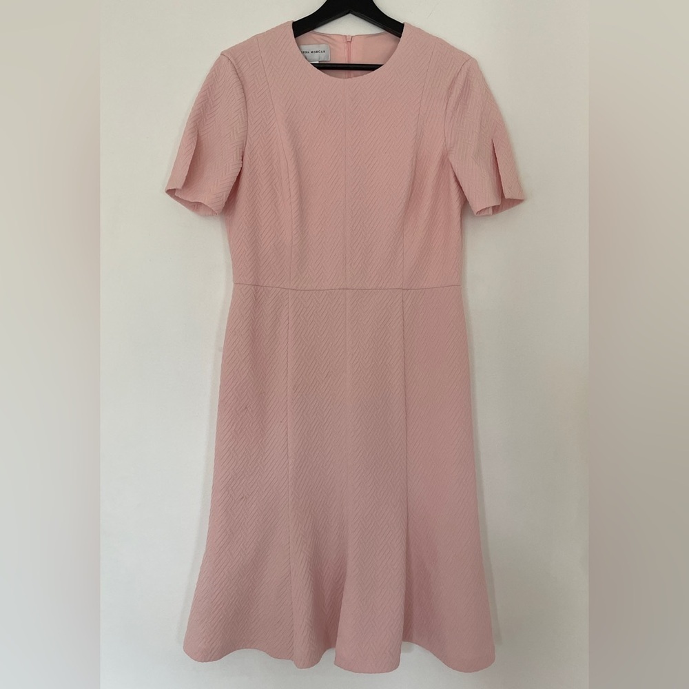 Donna Morgan Soft Pink Midi Dress